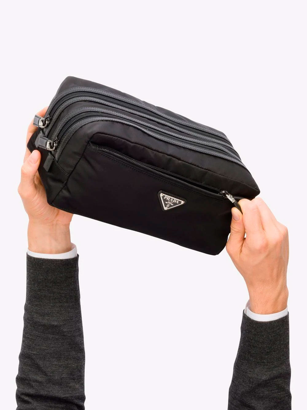 Prada mens store toiletry bag