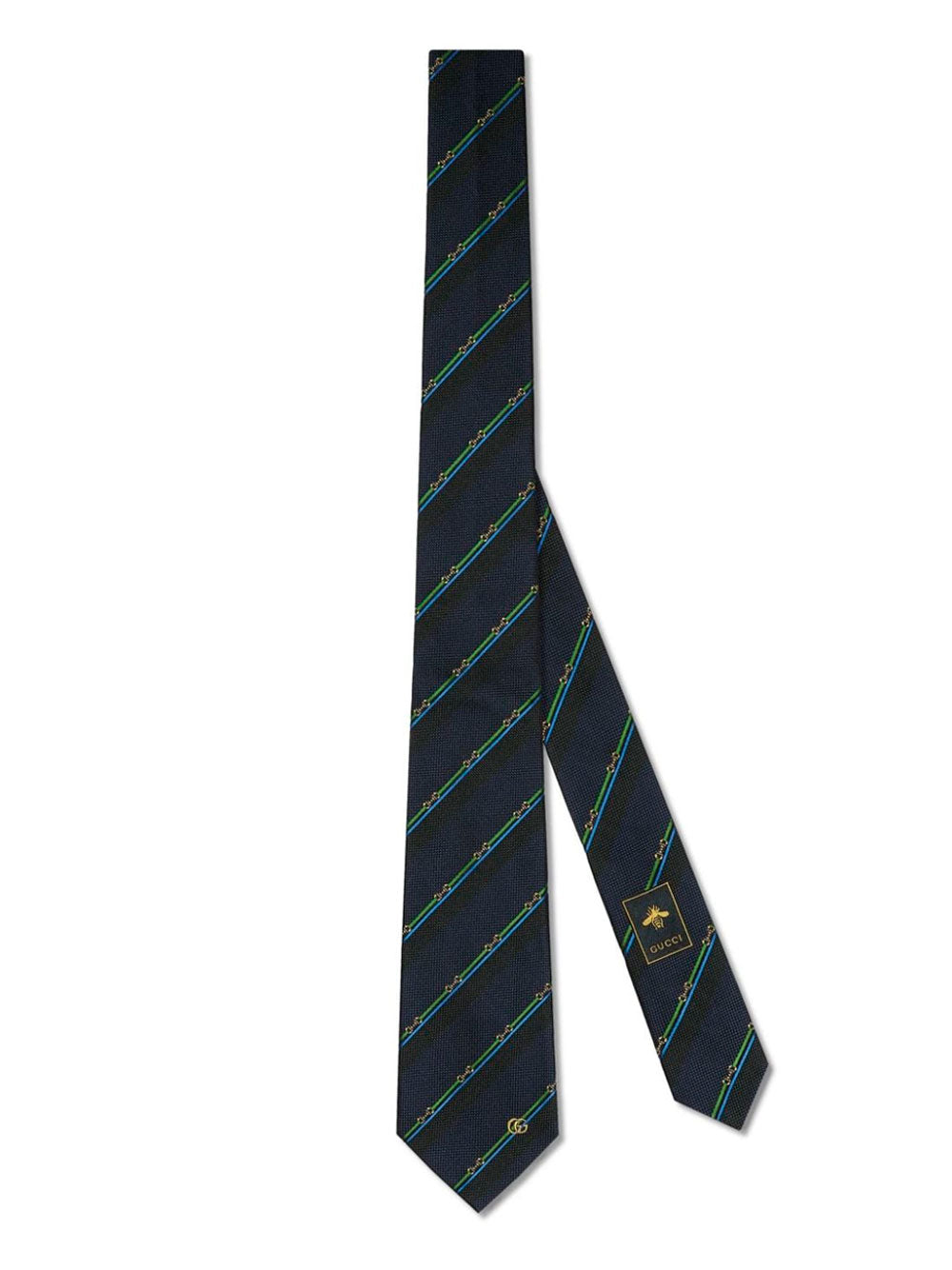Horsebit-jacquard tie