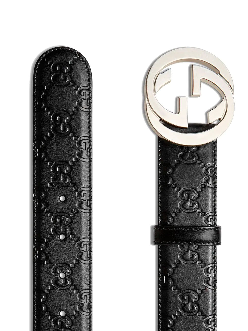 Signature leather belt