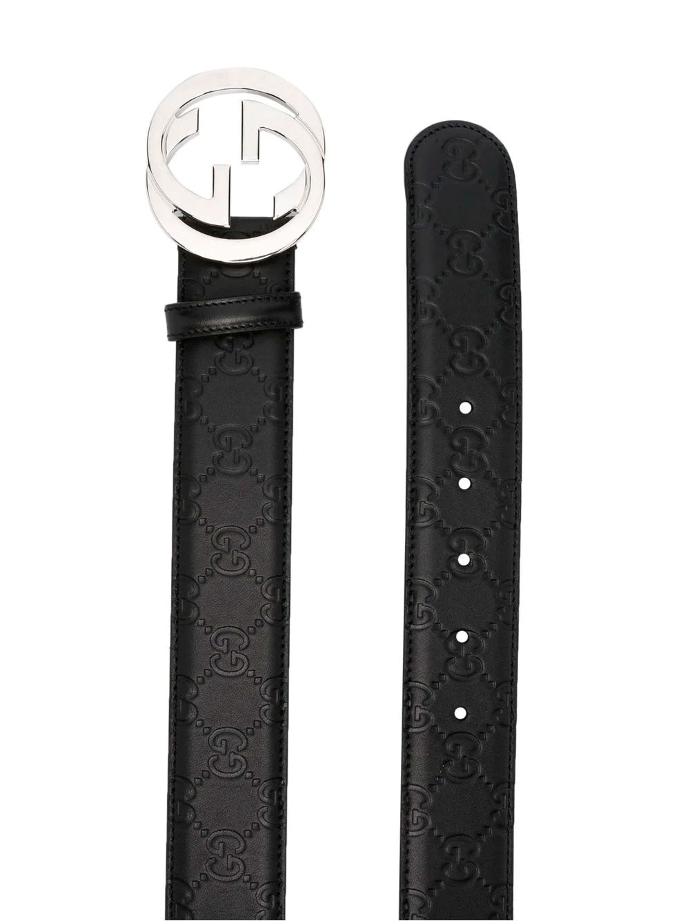 Signature leather belt