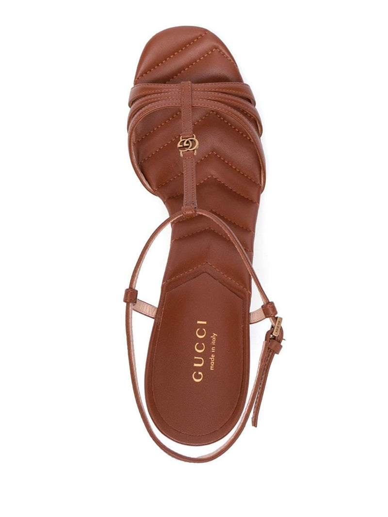 Double G strappy sandals