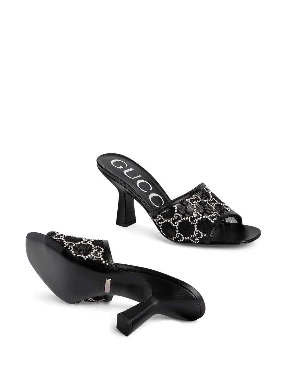 GG crystal-embellished sandals