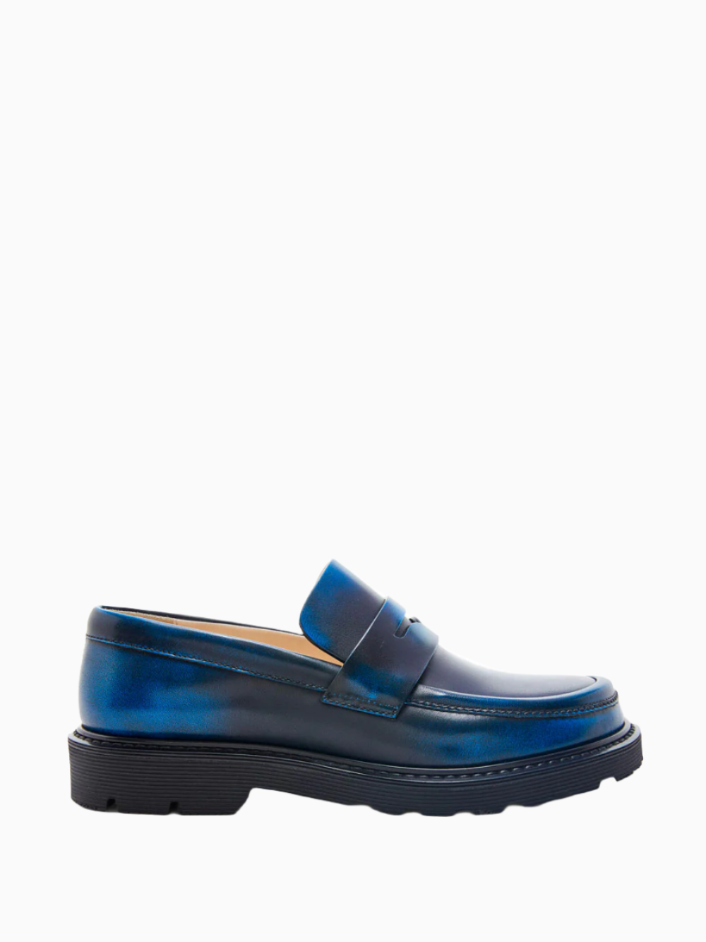 Blaze loafer in bi-colour leather