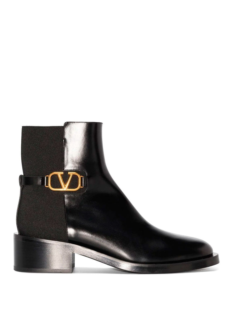 VLogo-plaque 30mm ankle boots