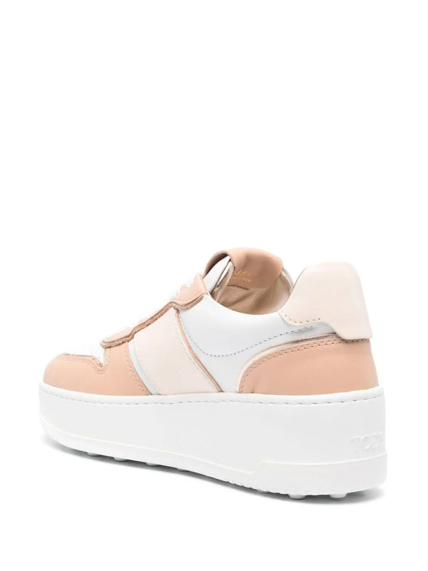 Panelled low-top sneakers