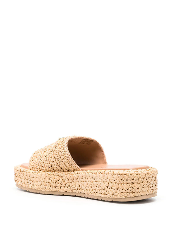 Crochet sandals