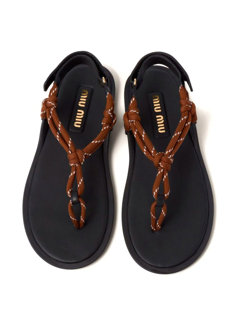 Cord-strap sandals