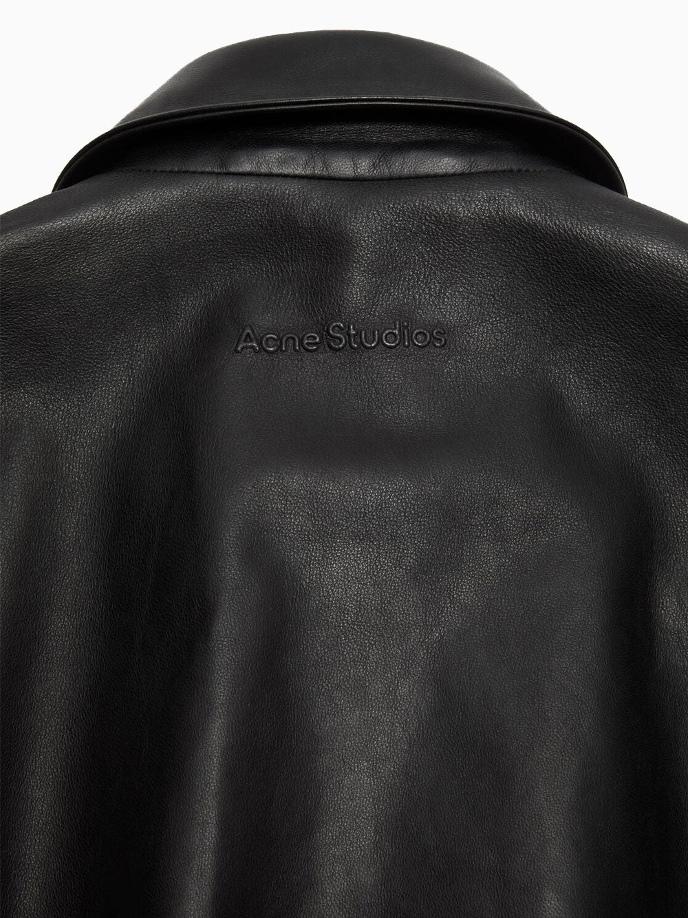 Chaqueta bomber de piel
