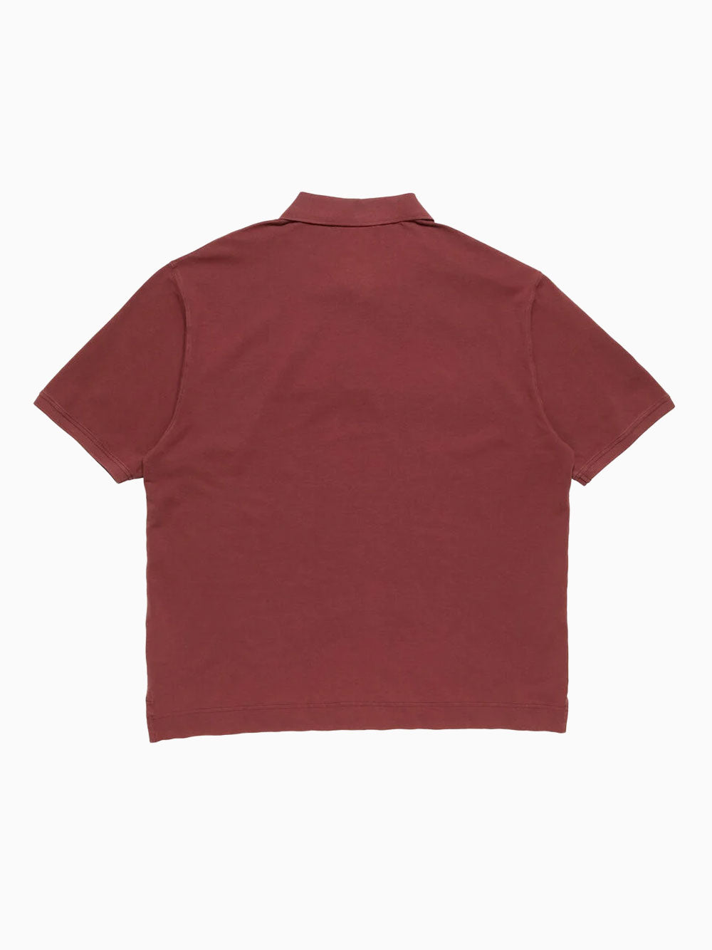 Washed polo t-shirt
