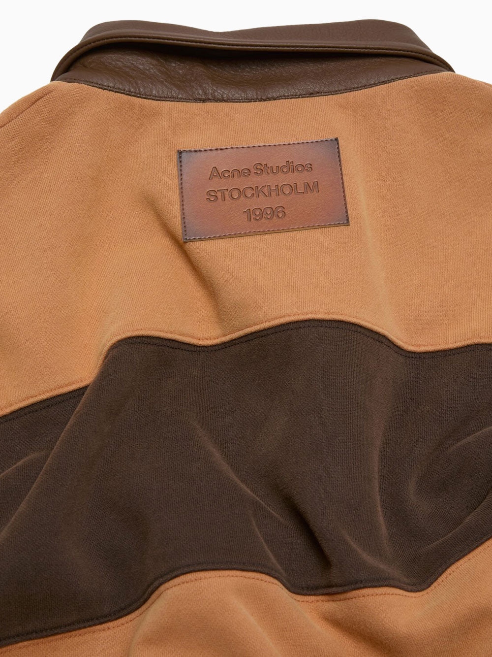 Striped polo sweater