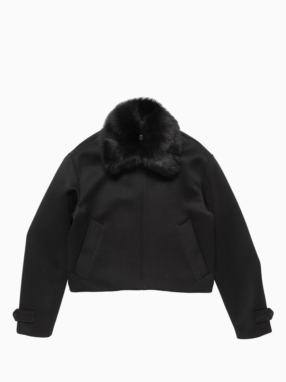 Fur collar jacket