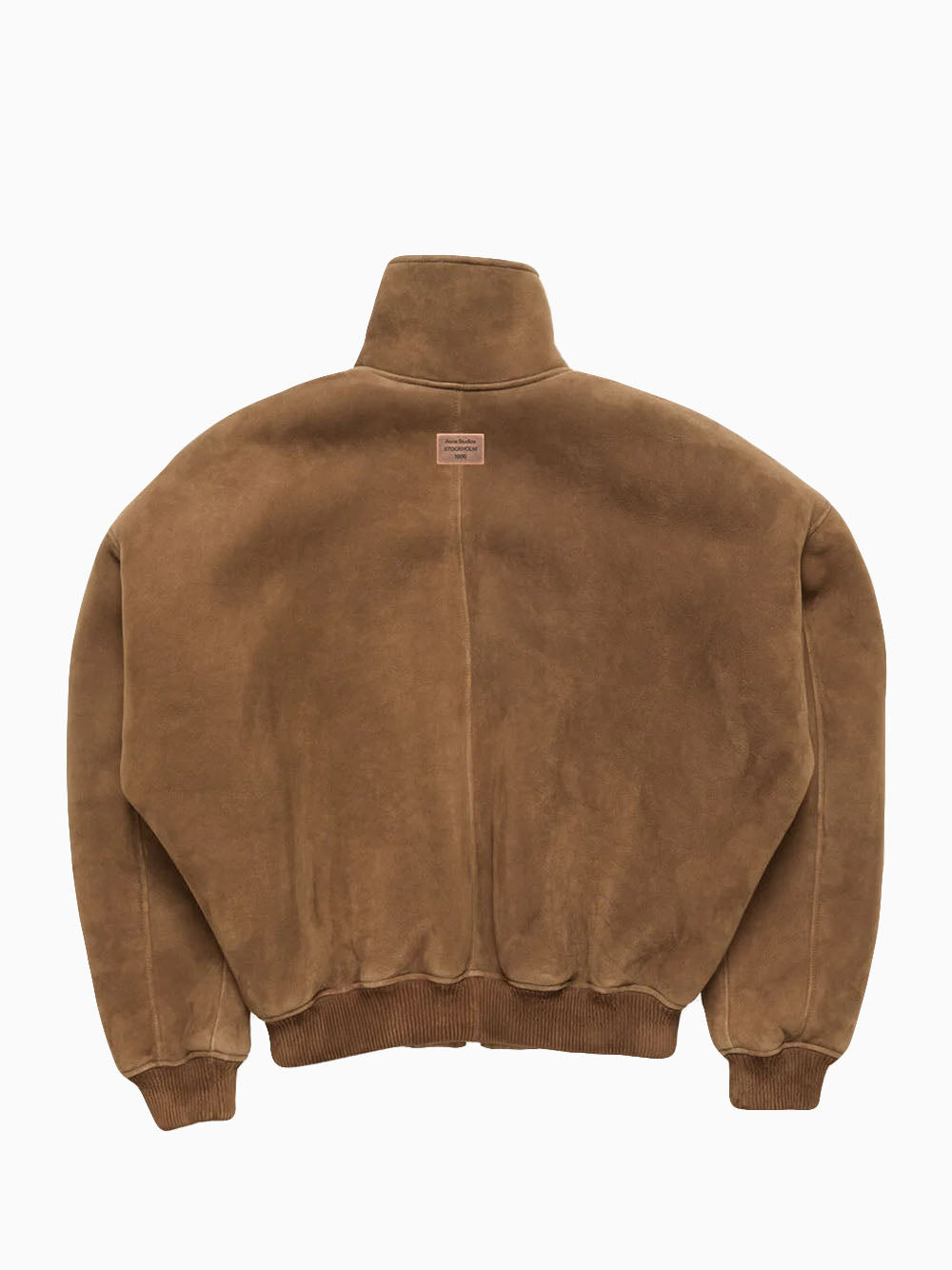 Leather bomber