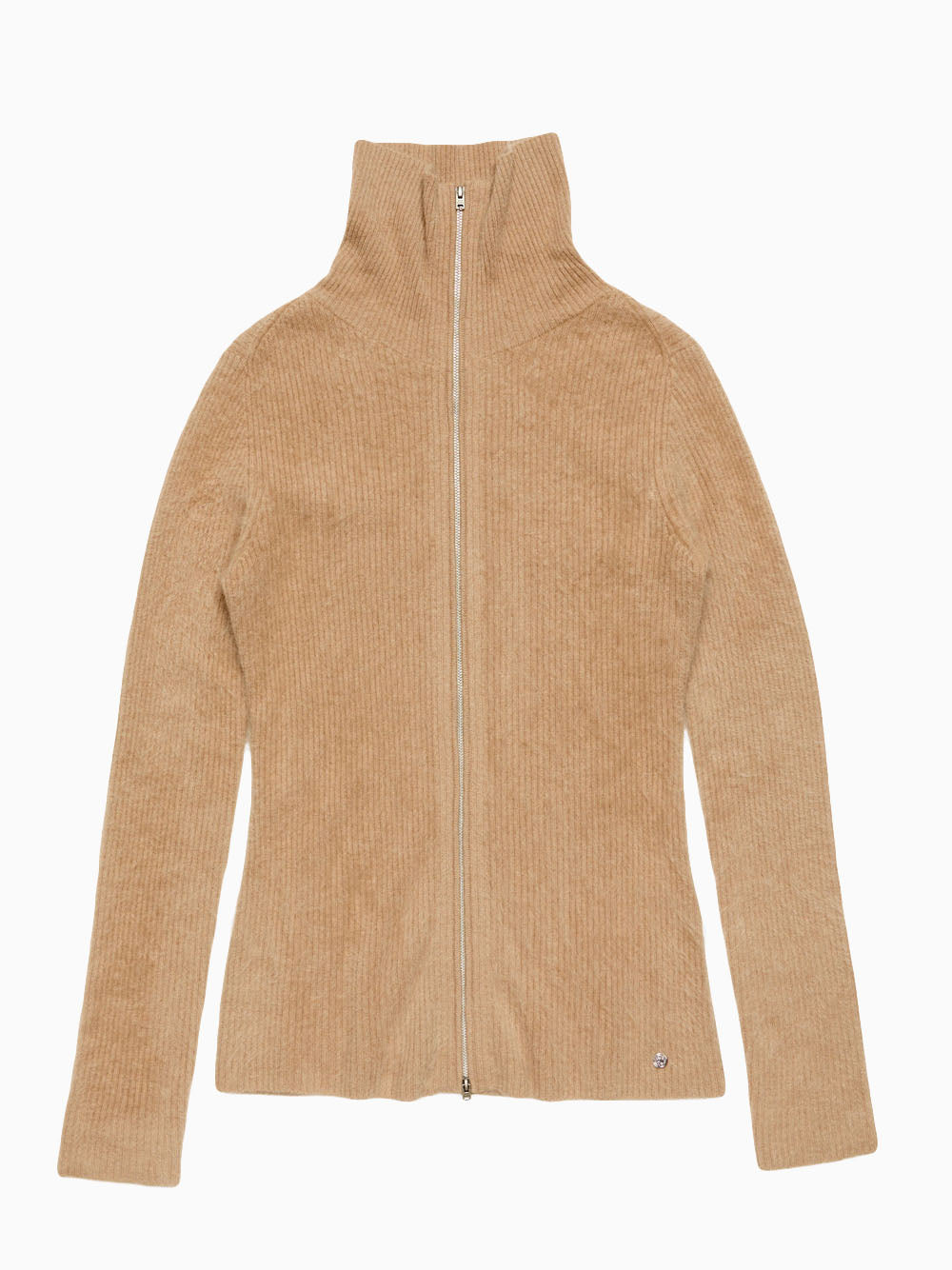 Zip-up cardigan