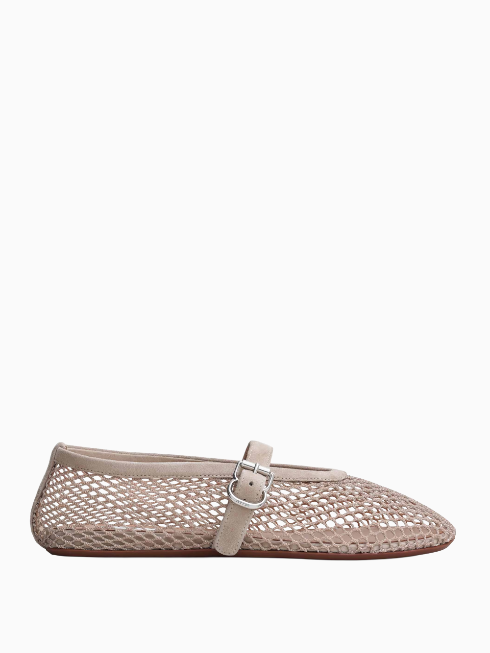 Fishnet ballerinas