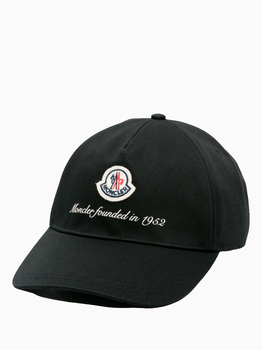 Logo-patch baseball cap