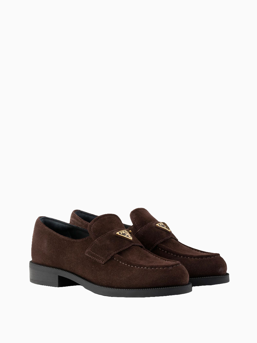 Suede loafers