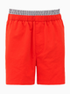 Contrasting piping swim shorts