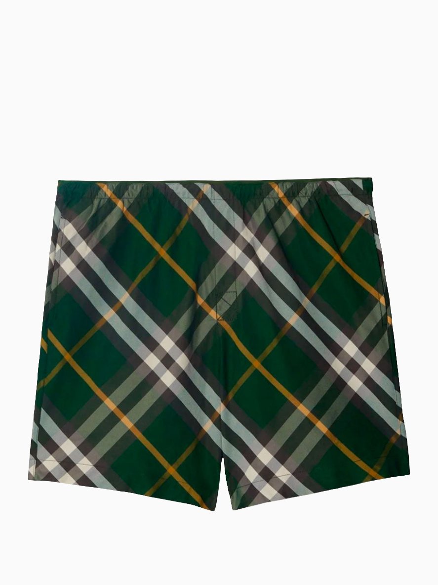 Twill swim shorts