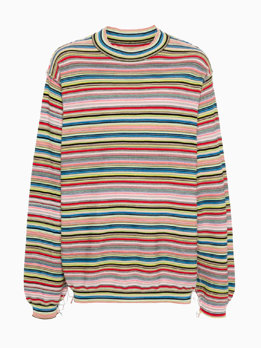 Multicolour striped jumper