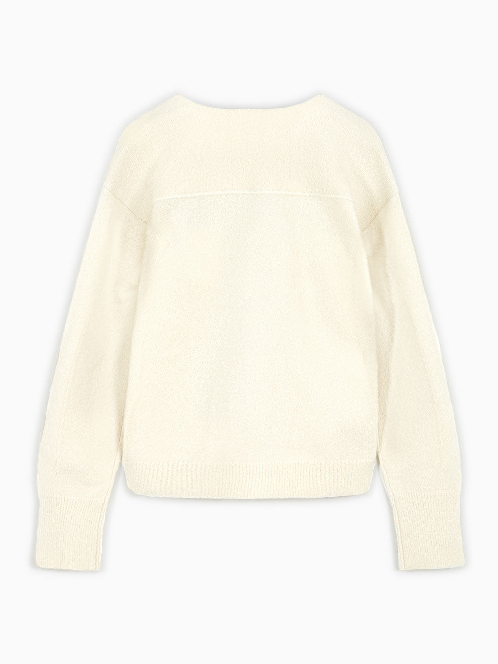Hook closure cardigan