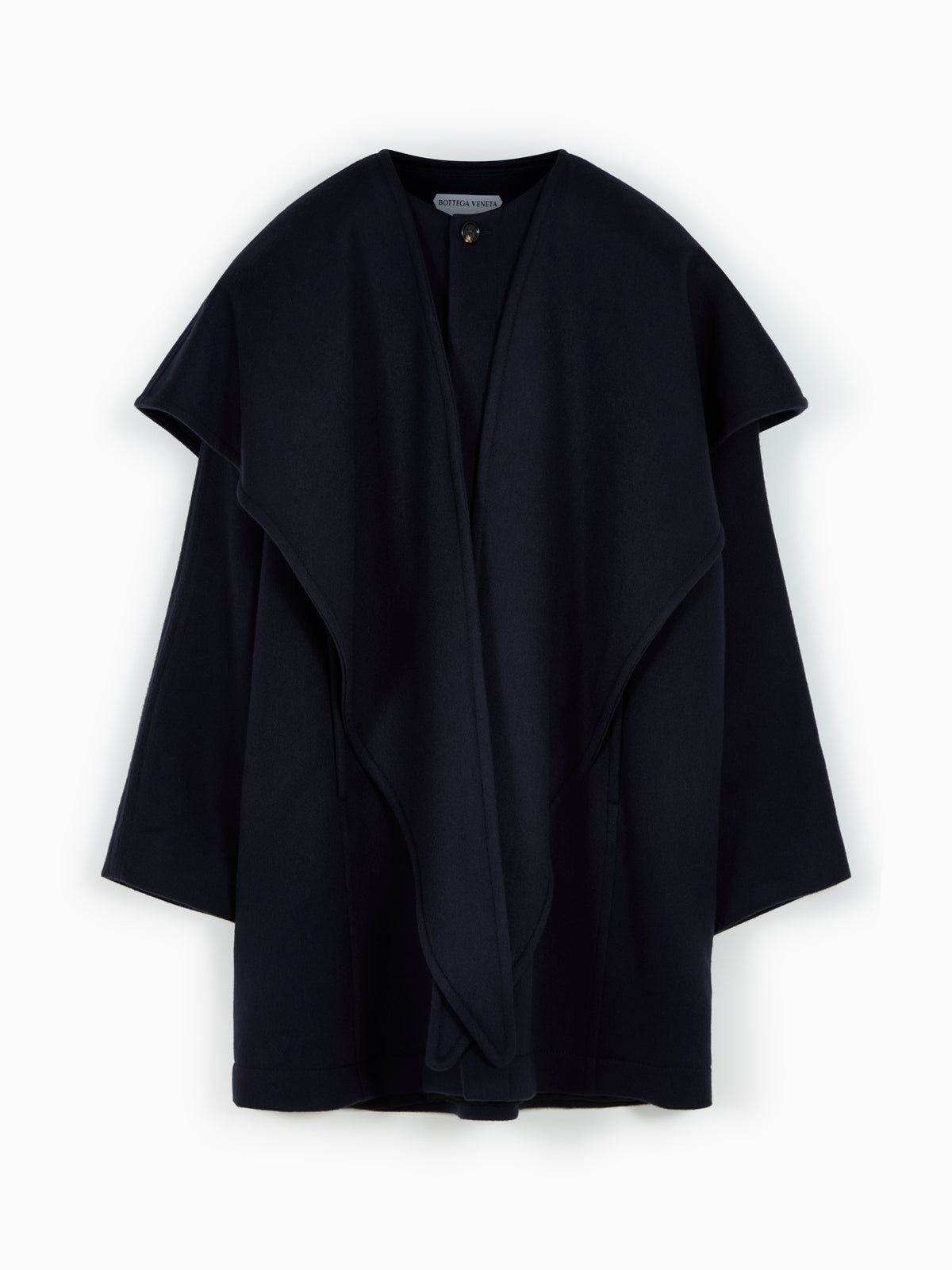 Scarf collar coat