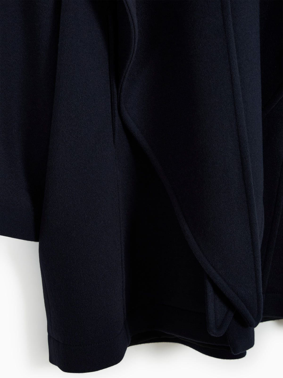 Scarf collar coat