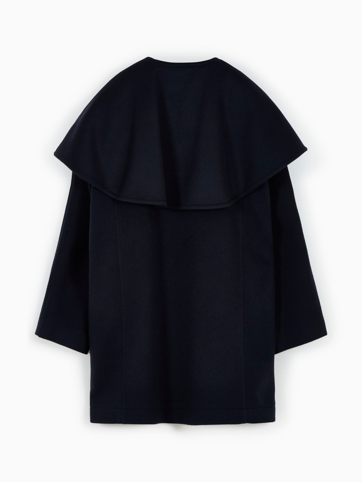 Scarf collar coat