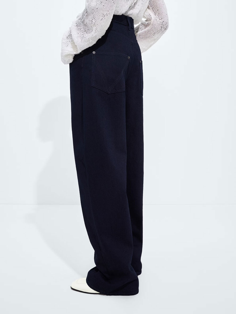 Wide leg jeans