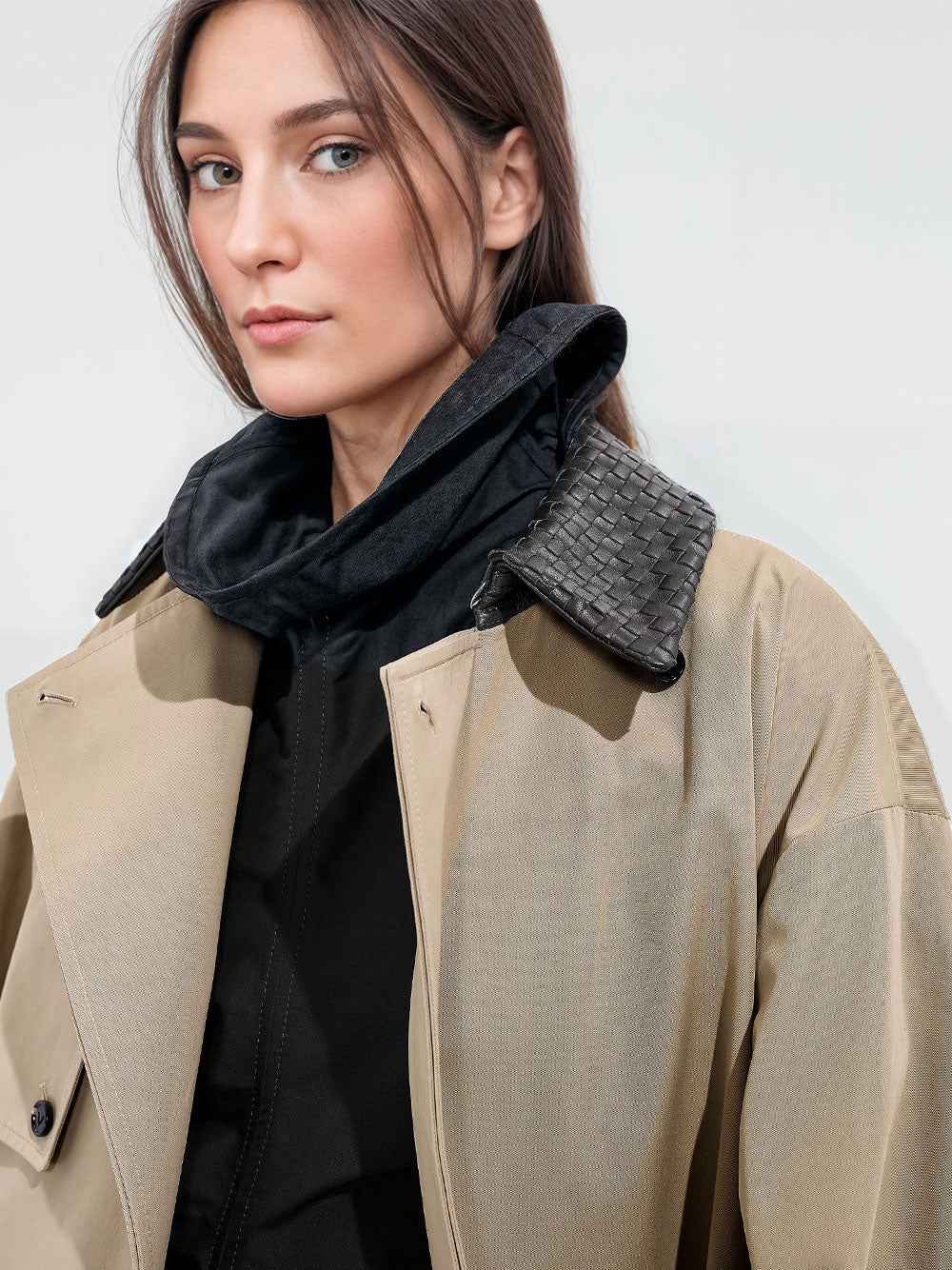 Cotton trench coat