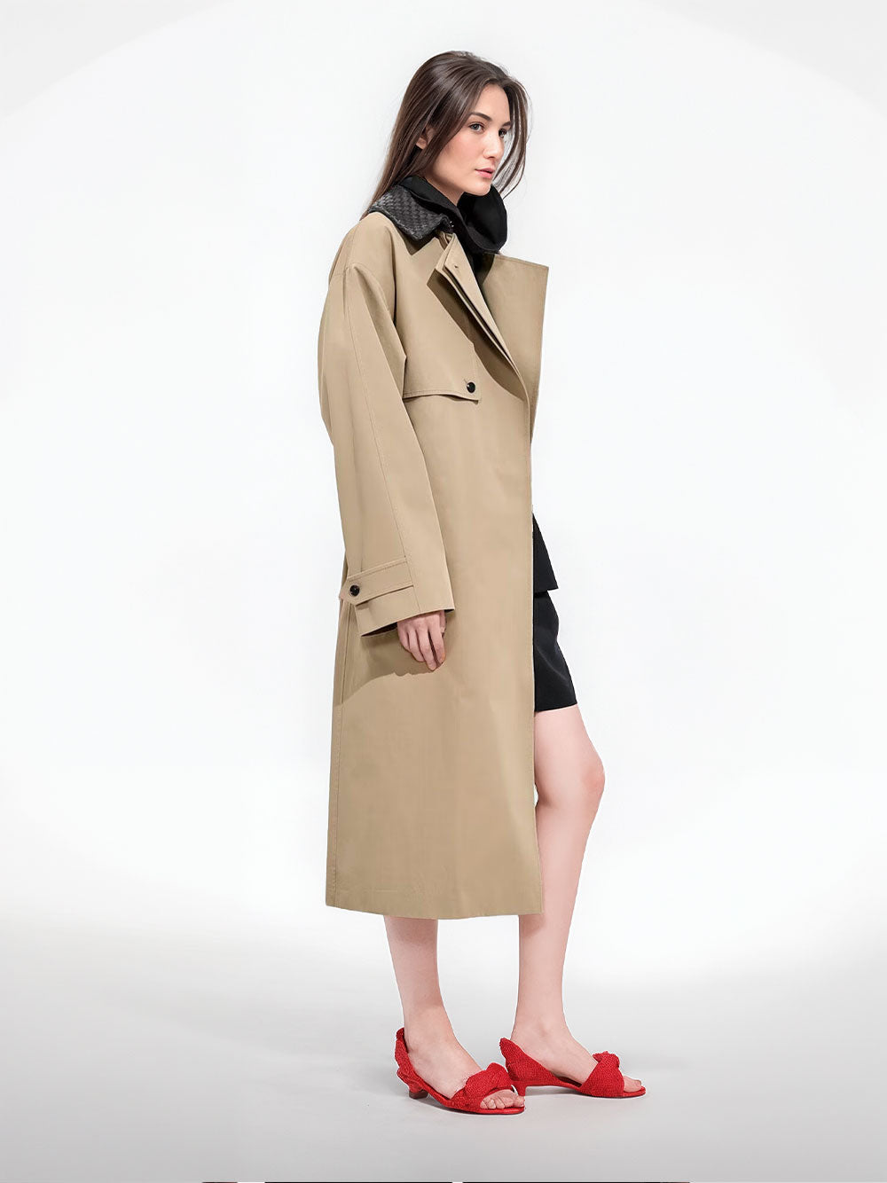 Cotton trench coat