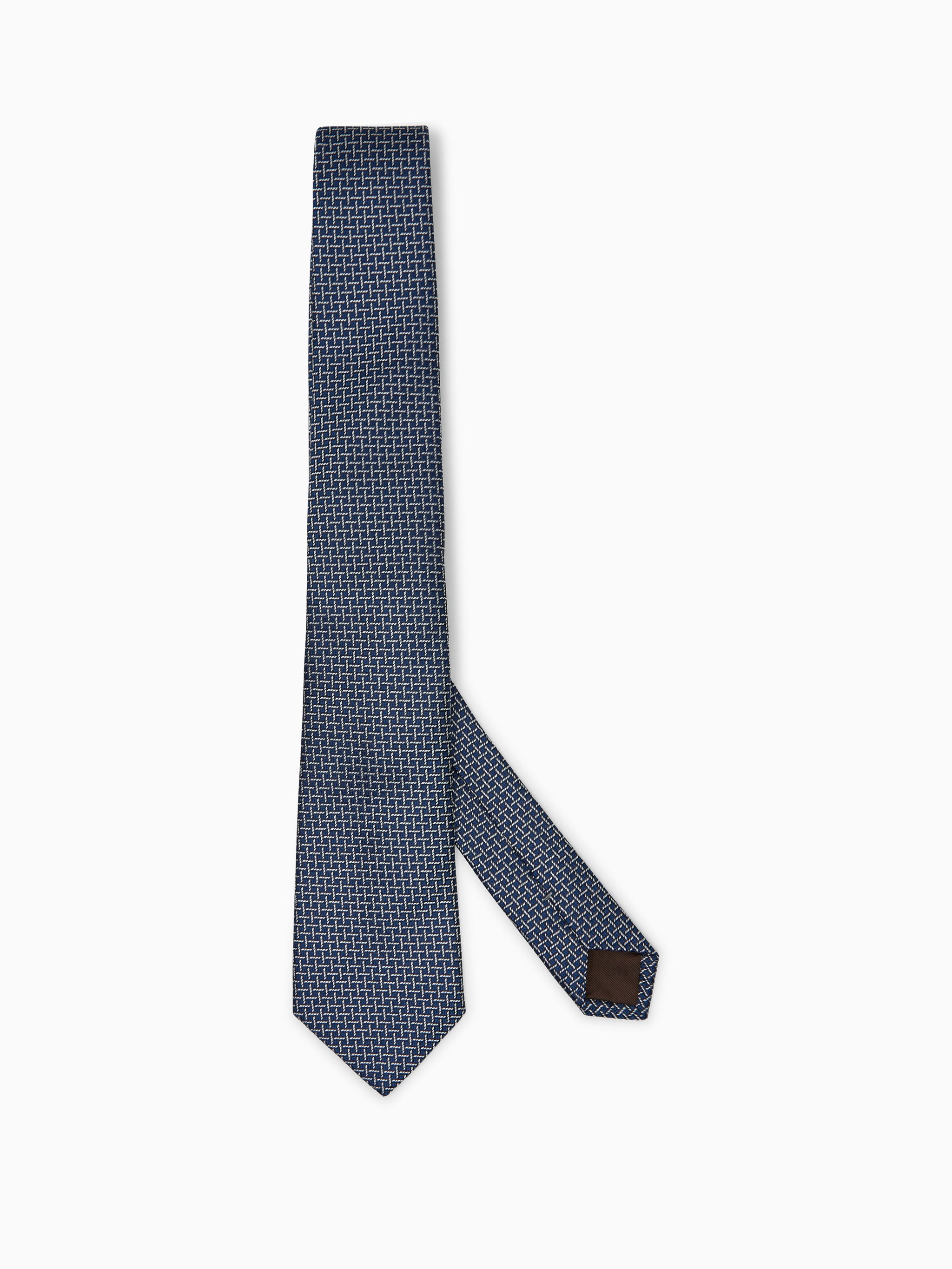 Corbata con estampado jacquard