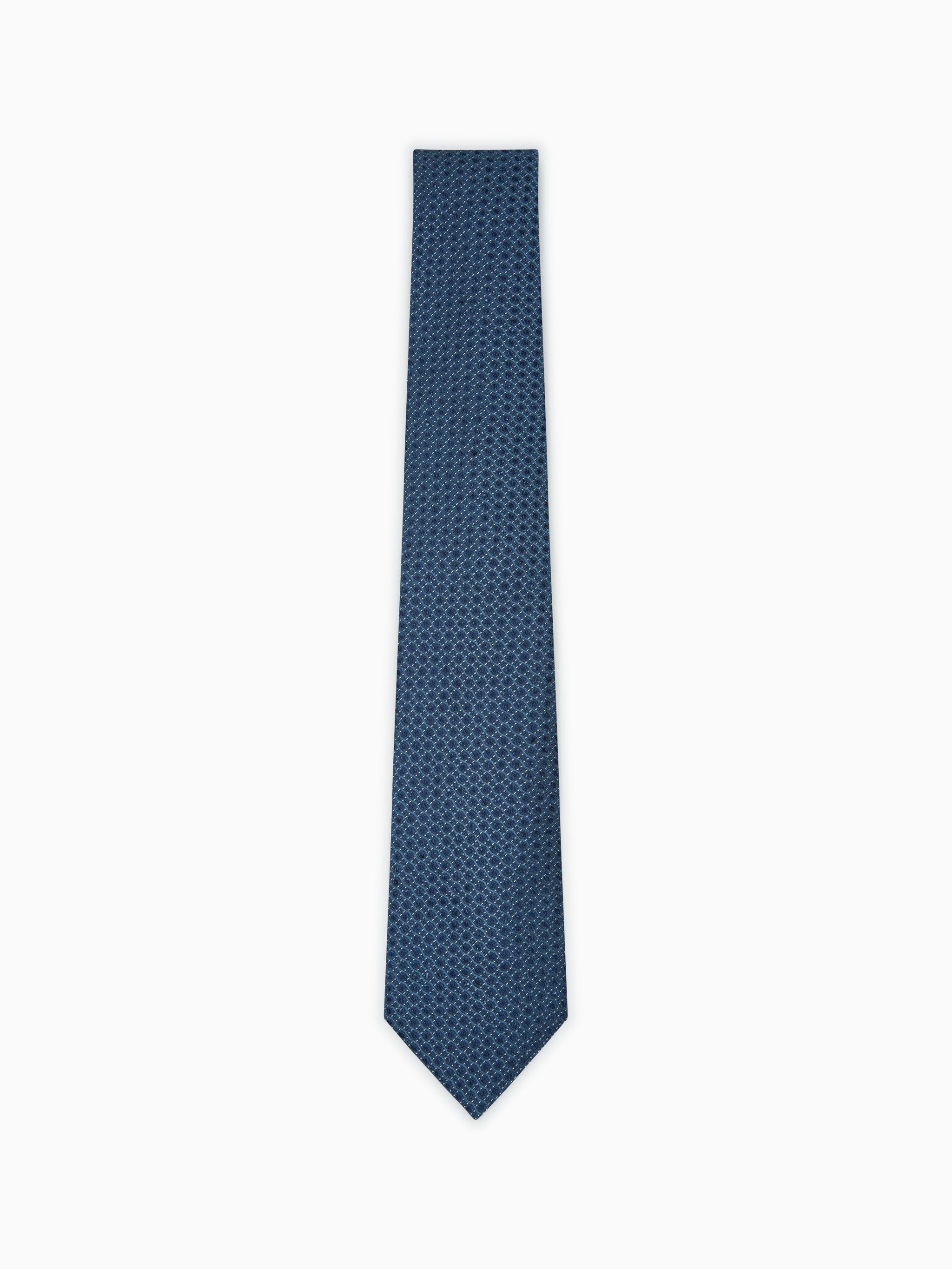 Jacquard-print tie