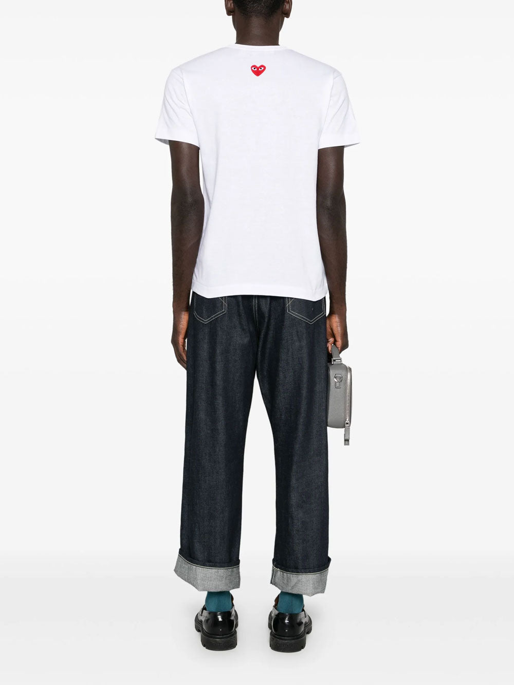 Heart-patch T-shirt