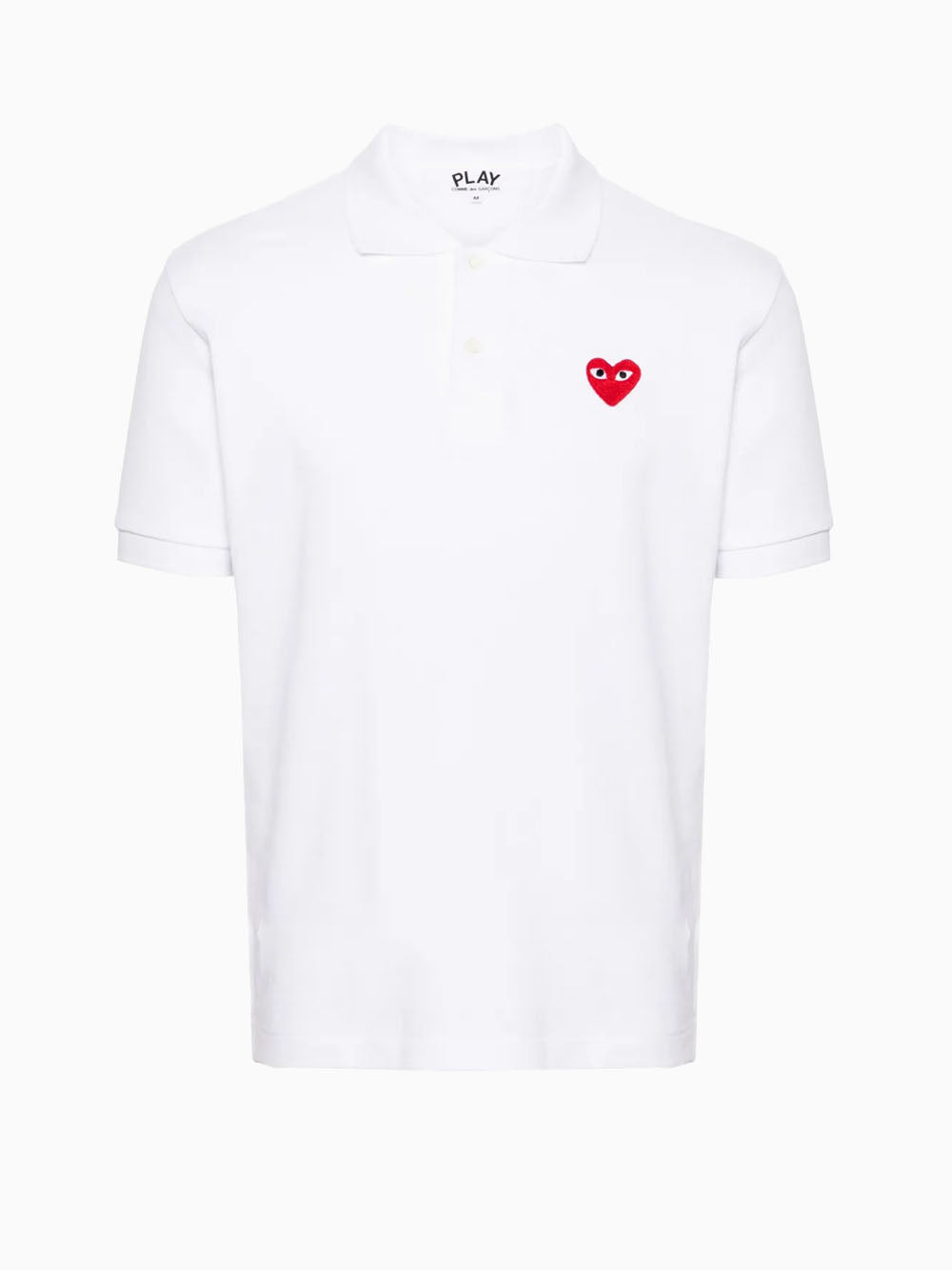 Heart-patch polo shirt