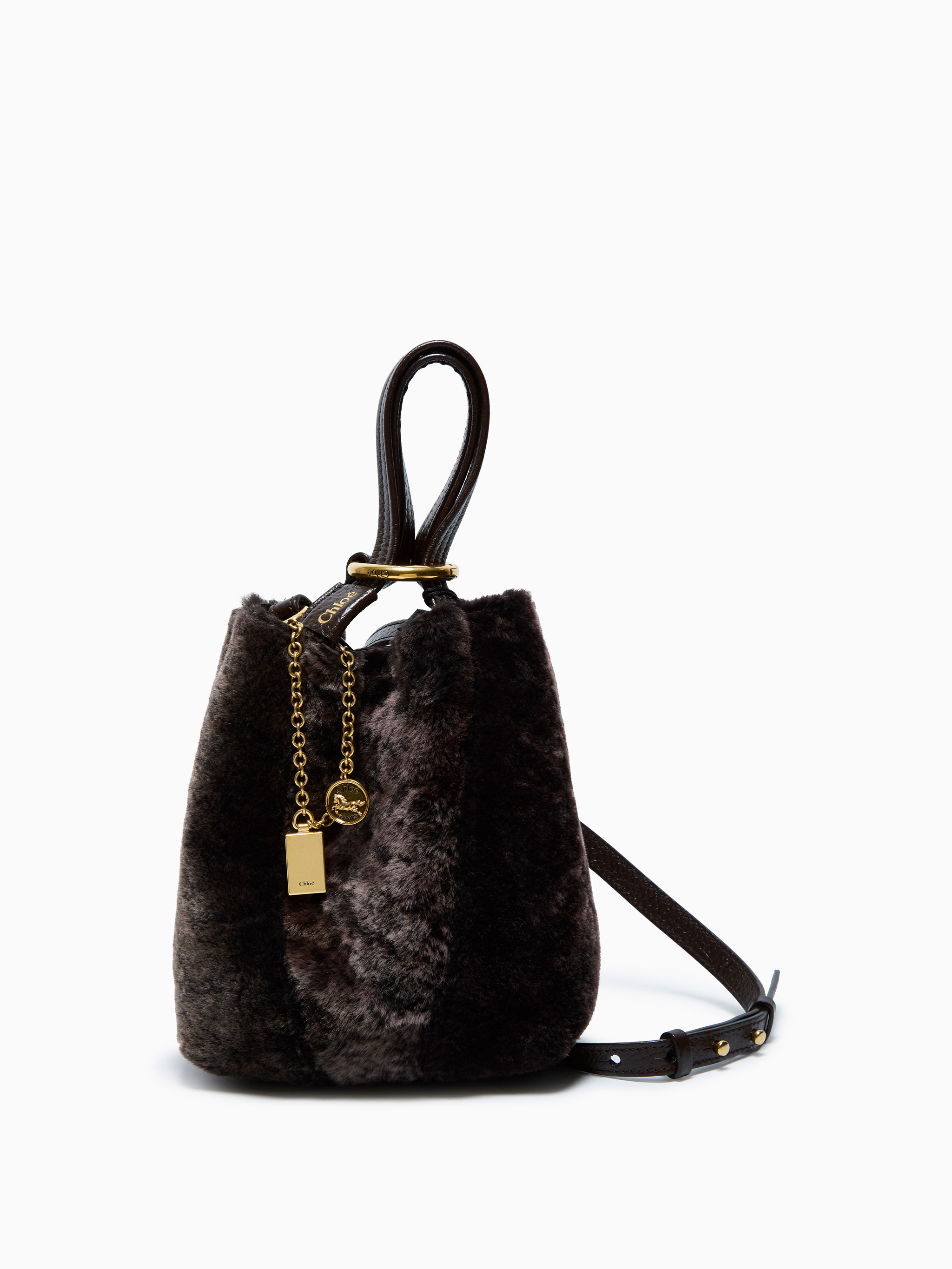 Bolso Spin shearling pequeño
