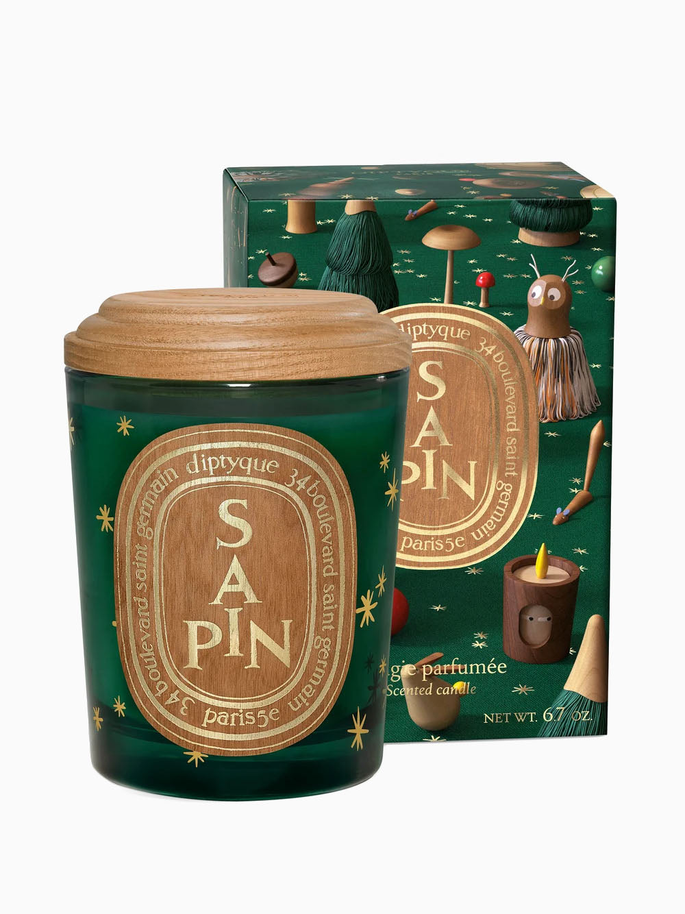 Sapin Christmas candle 190g