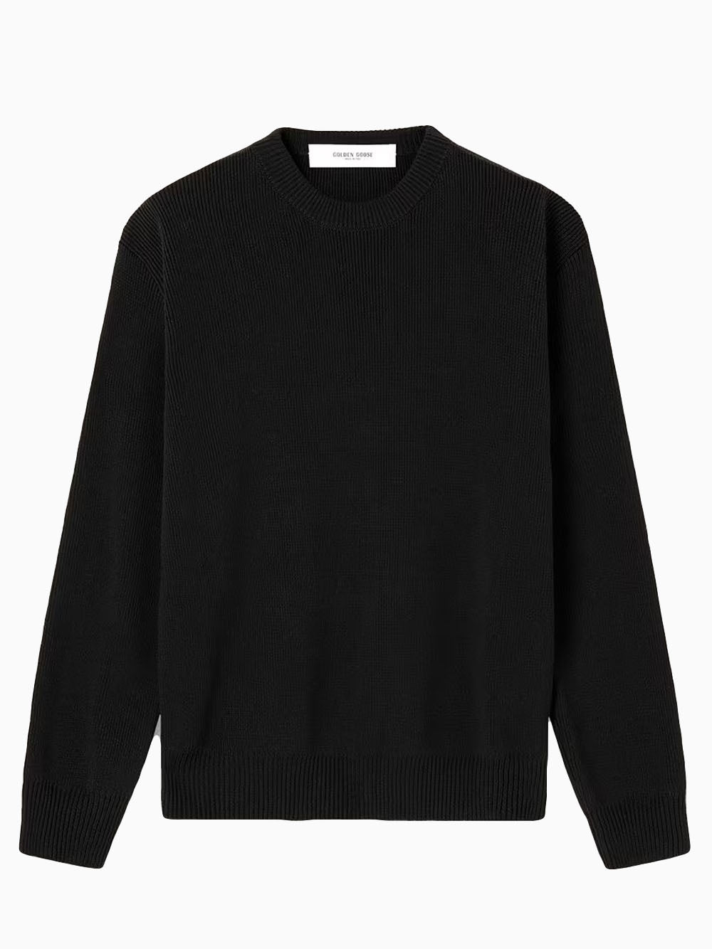 Black logo sweater