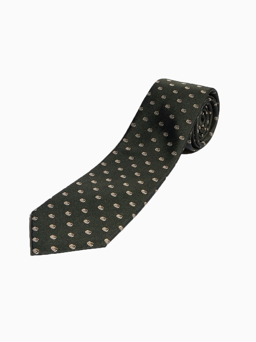 Corbata con doble GG