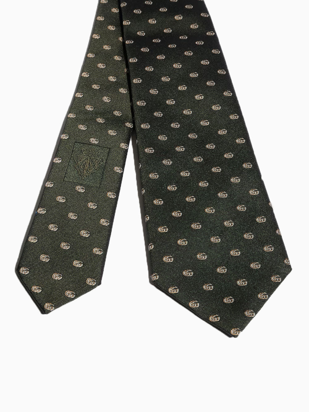 Corbata con doble GG