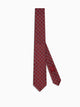 Horsebit jacquard tie