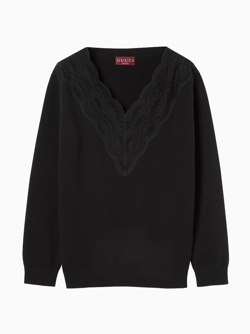 V-neck knitted long-sleeve jumper | Prada | OTTODISANPIETRO