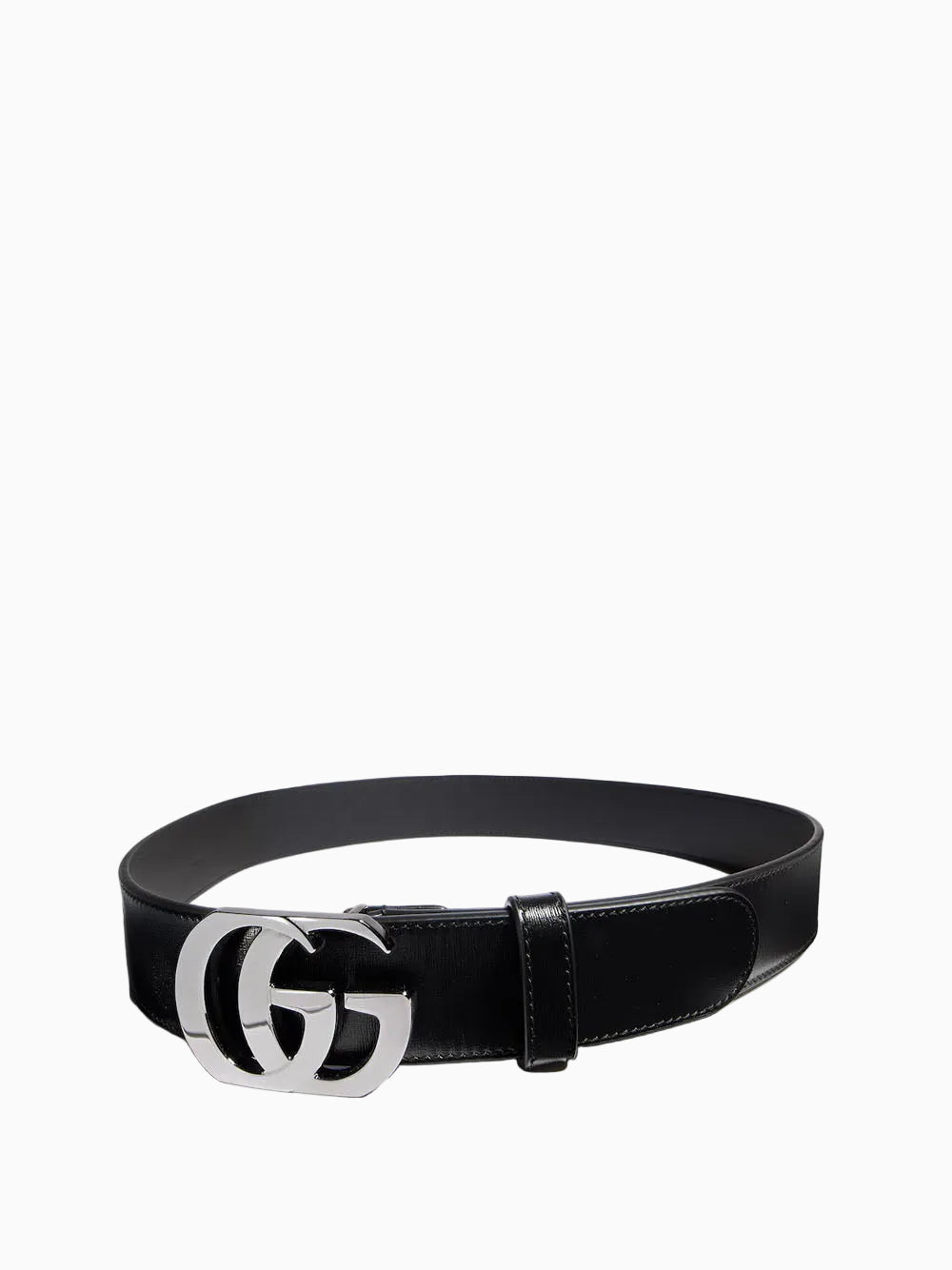 Black cut GG belt