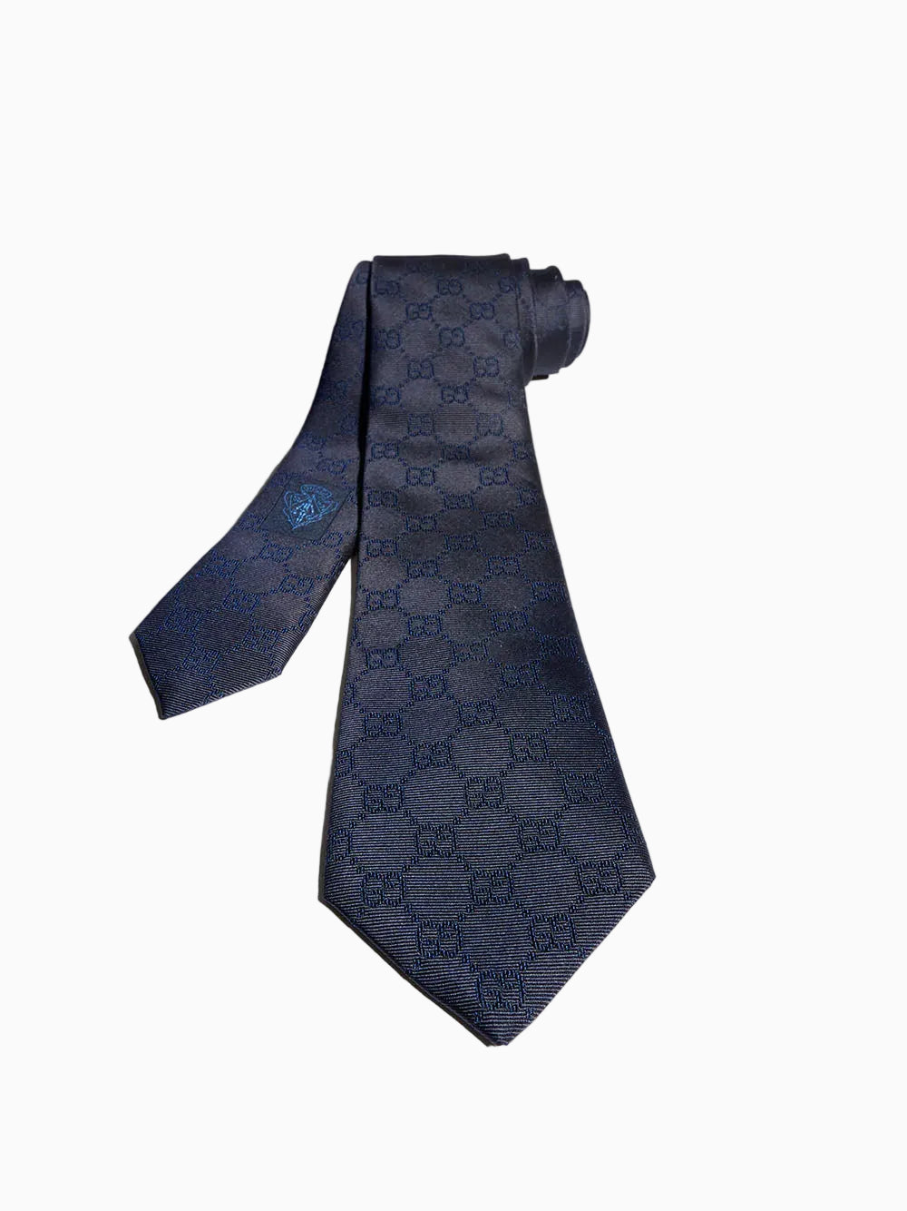 Corbata azul marino