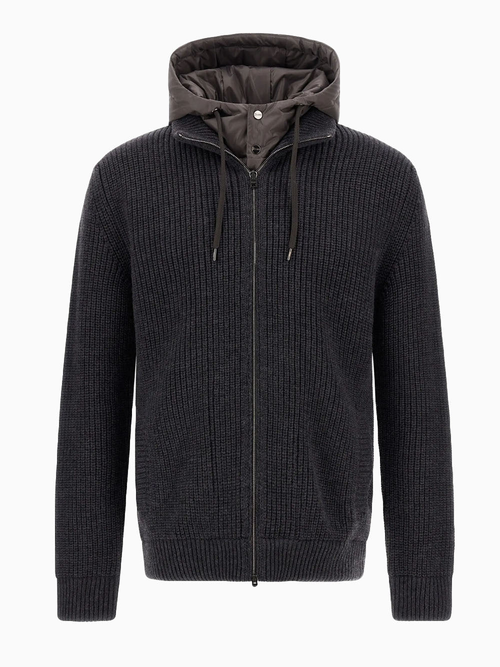 Cardigan con capucha