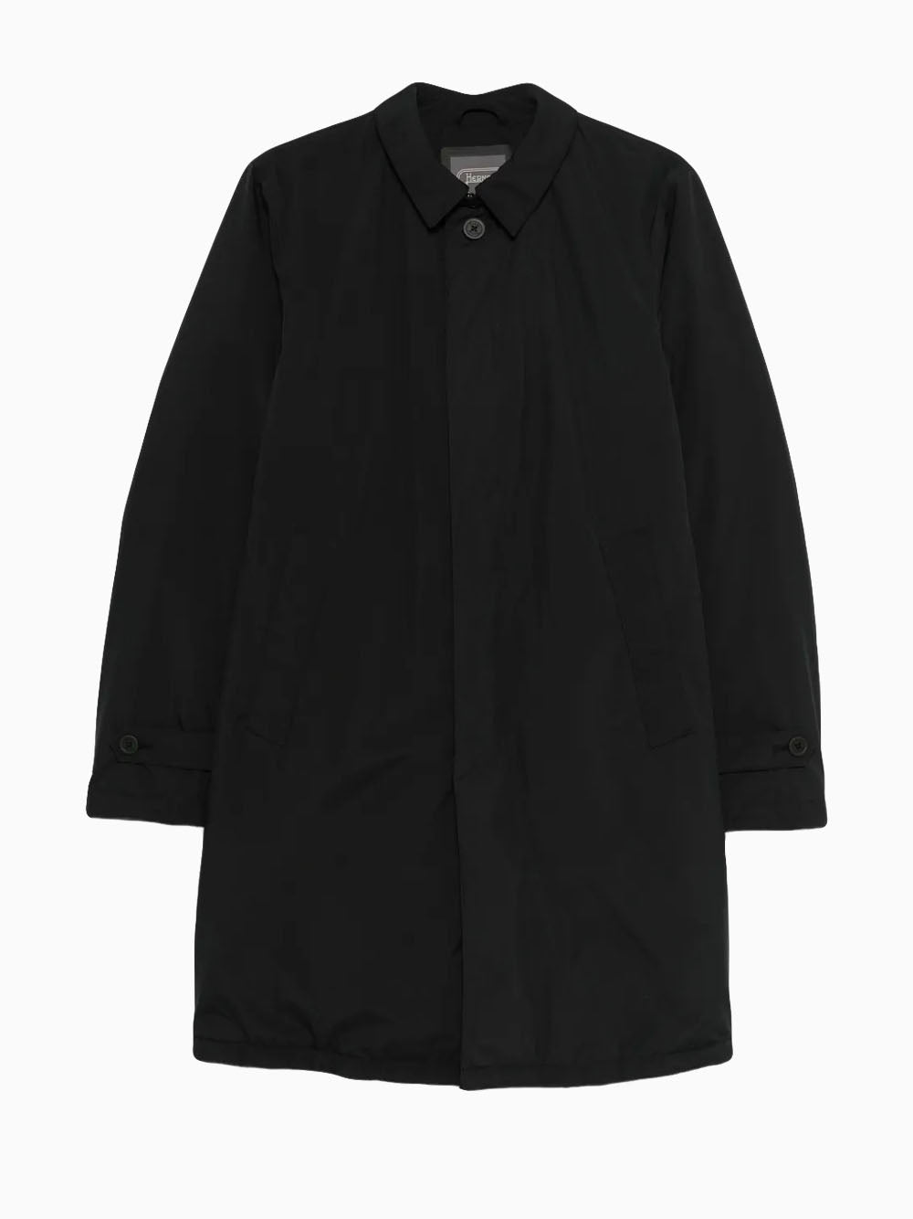 Black trench coat