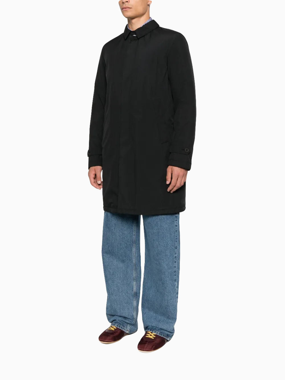 Black trench coat