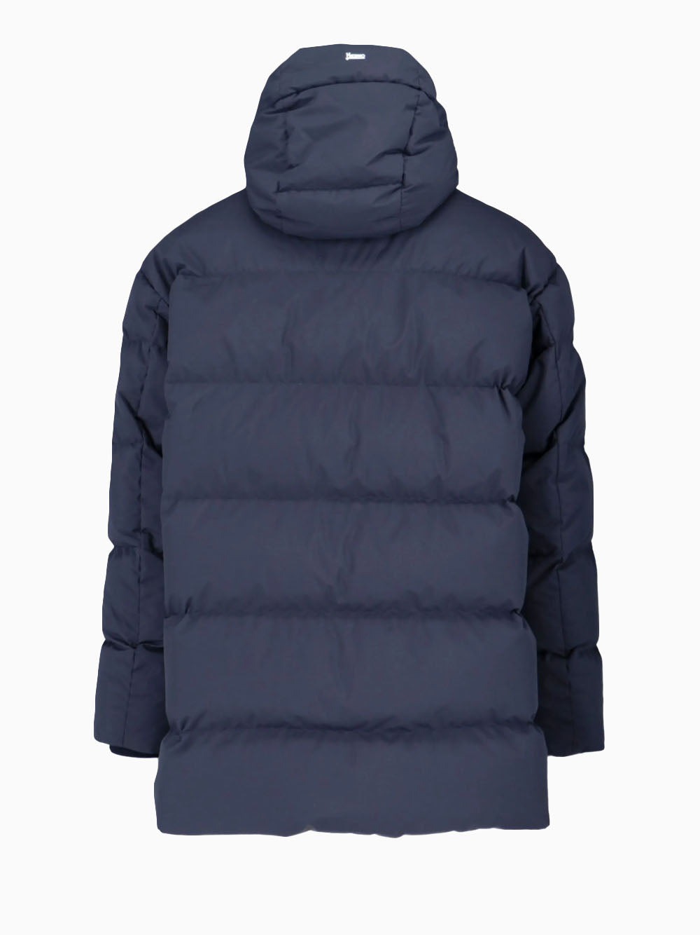 Navy blue puffer jacket