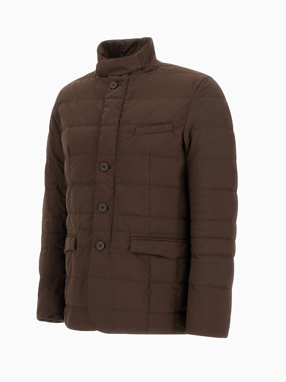 Single-breasted down jacket