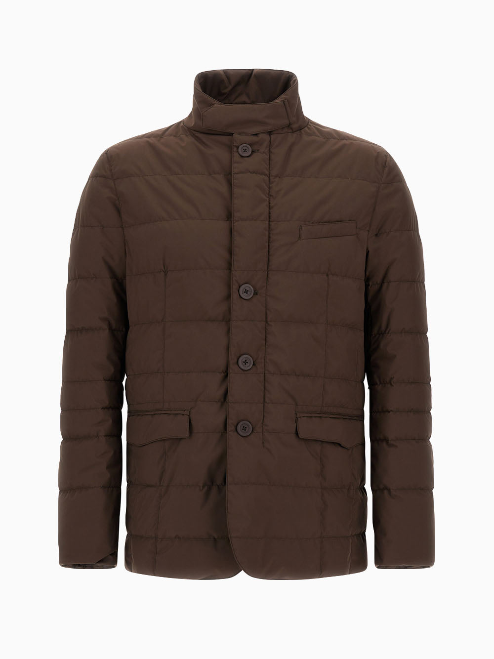Single-breasted down jacket