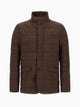Single-breasted down jacket